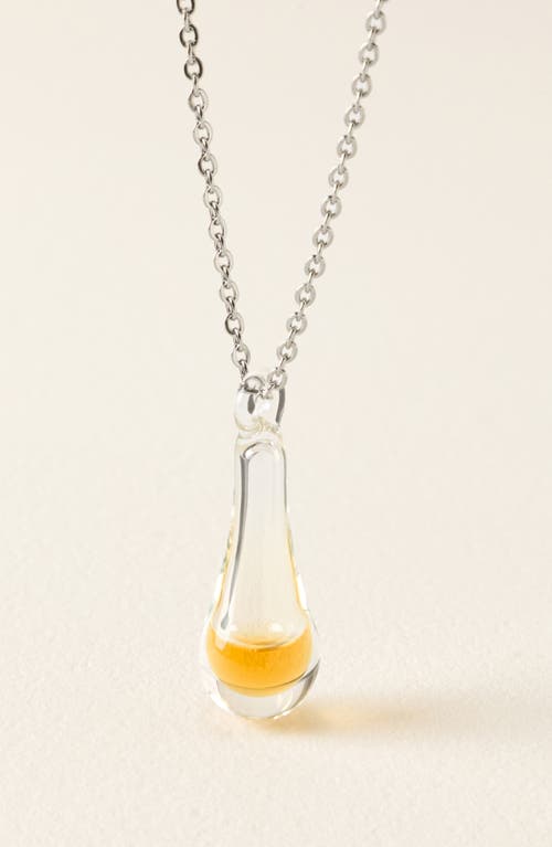 Uncommon Goods A Life's Work Honeybee Necklace By Shir Glassworks In Metallic