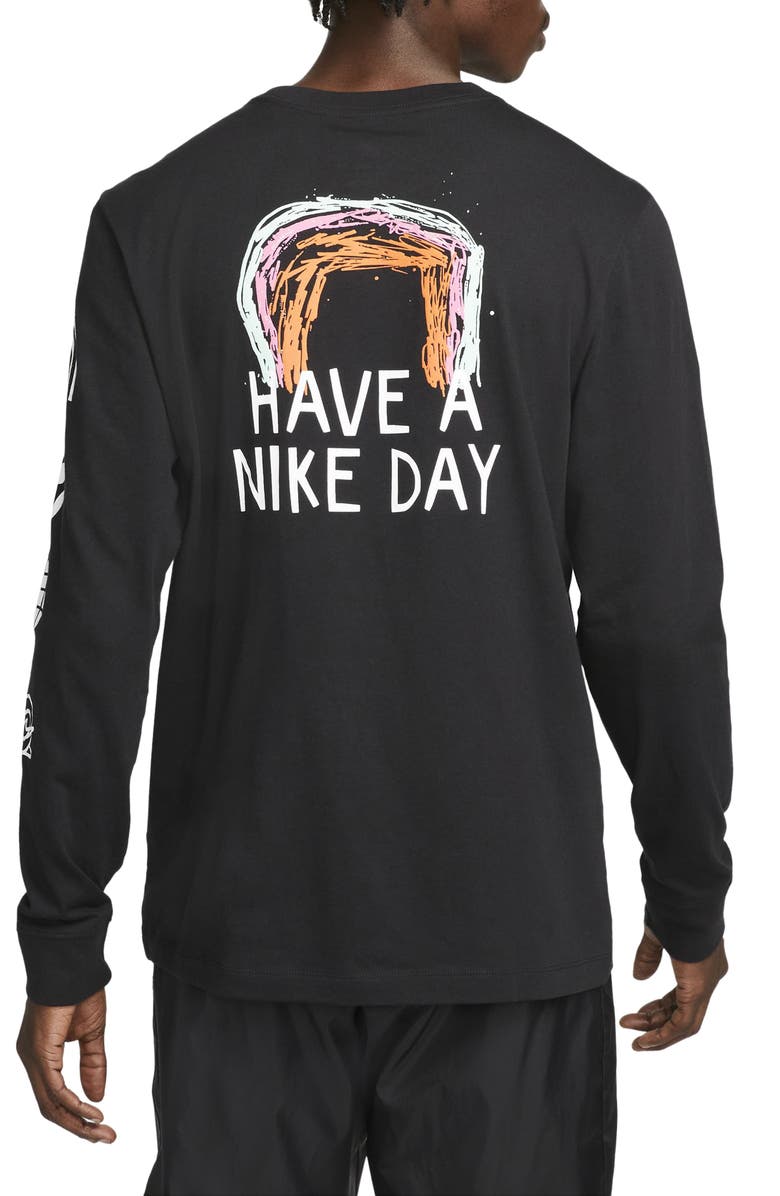 Nike Have a Nike Day Long Sleeve Graphic Tee, Alternate, color, 