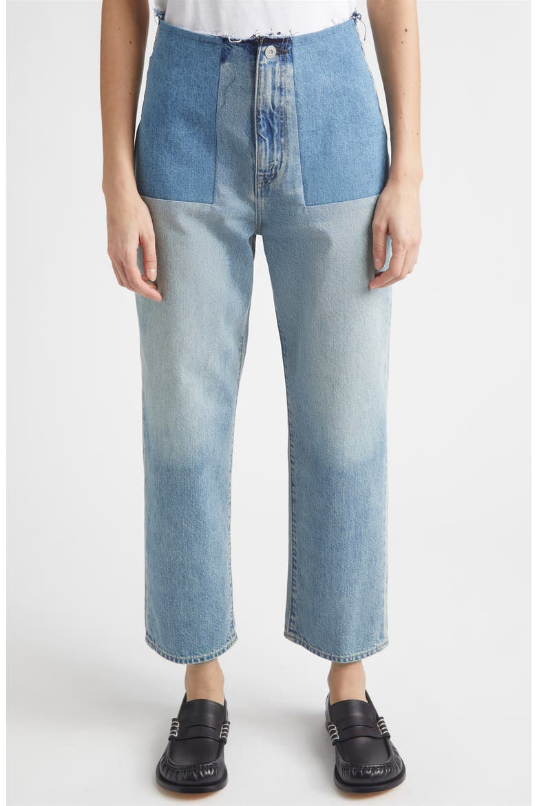 Remake Mark XIX Straight Leg Jeans, Main, color, INDIGO ASSORT