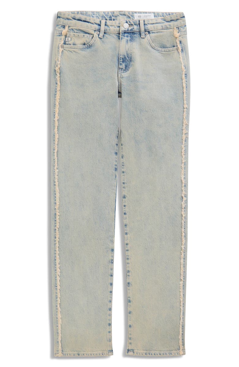 AG Sandra Low Rise Slim Straight Leg Jeans, Alternate, color, Mojave Khaki