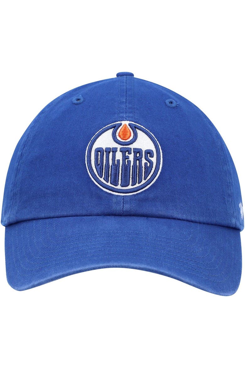 Men's '47 Royal Edmonton Oilers Clean Up Adjustable Hat, Alternate, color, Royal