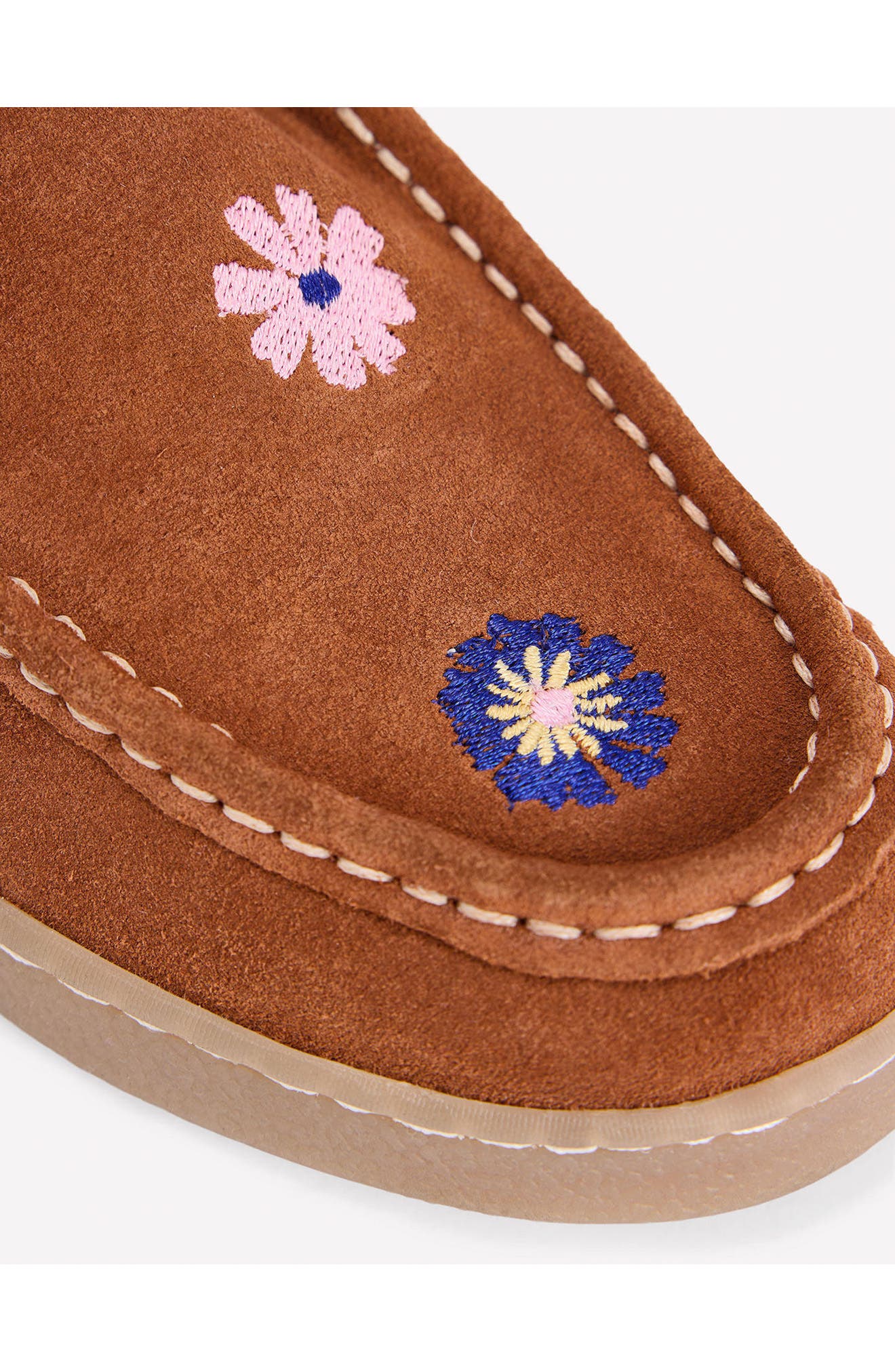 Kids' Embroidered Chukka, Alternate, color, TAN EMBROIDERED