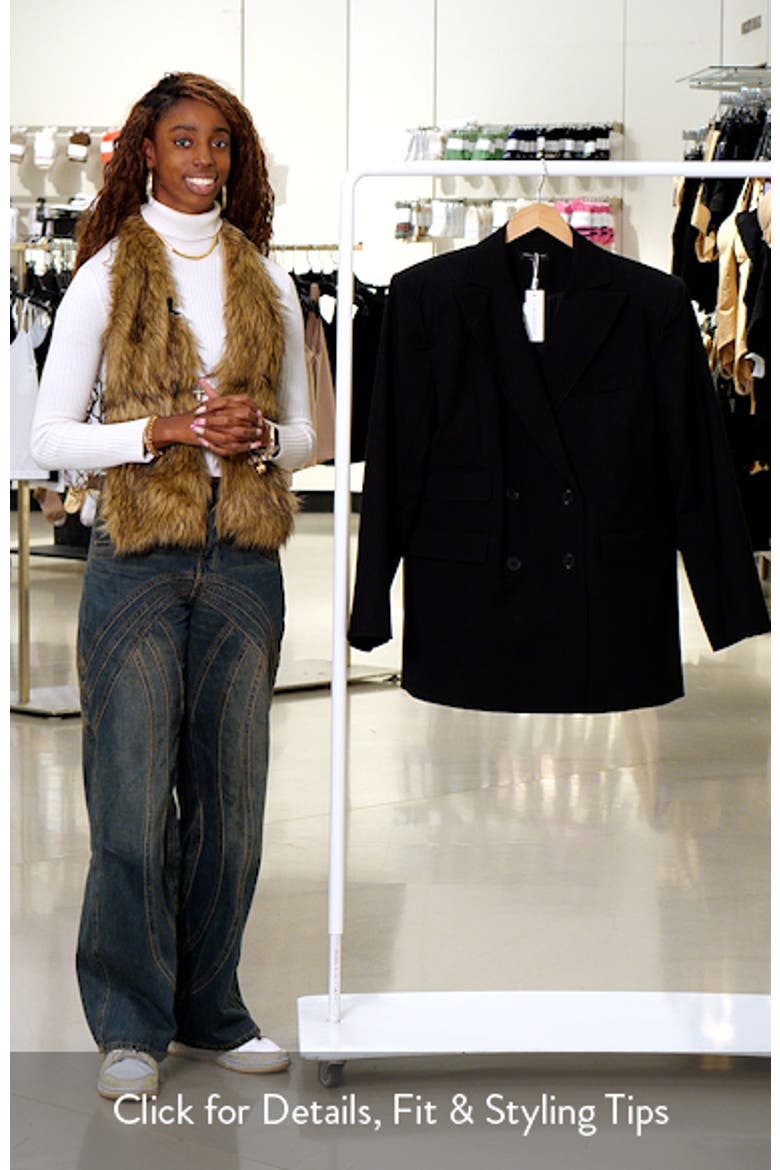 Oversize Long Sleeve Blazer Dress video