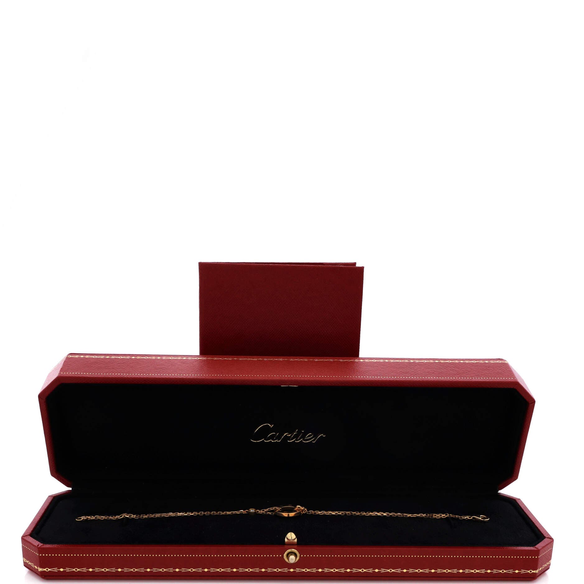 2 Diamonds Love Bracelet 18K Yellow Gold with Diamonds, Alternate, color, Metallic Gold