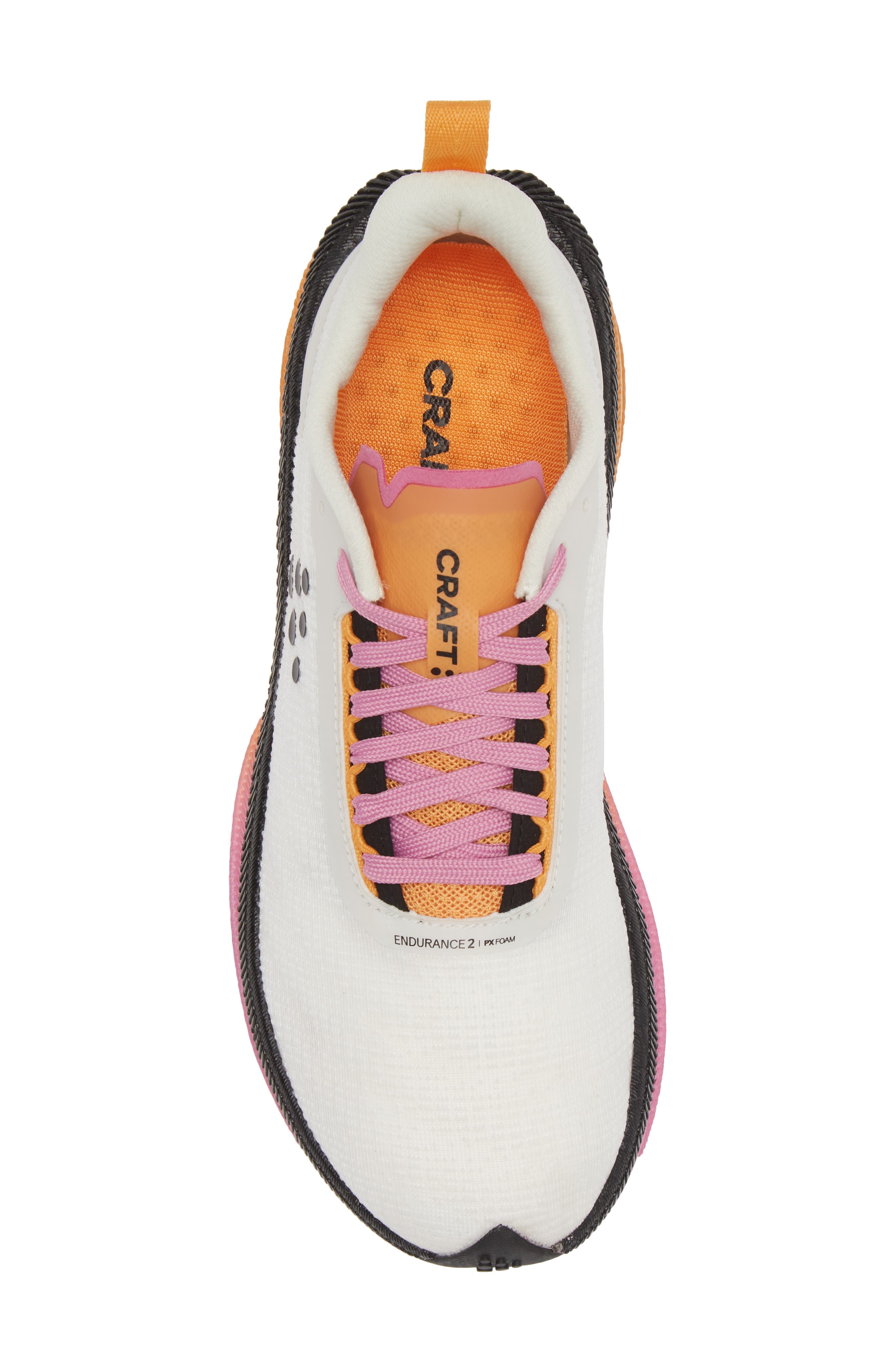 Endurance 2 Running Shoe, Alternate, color, ASH WHITE/FUCHSIA