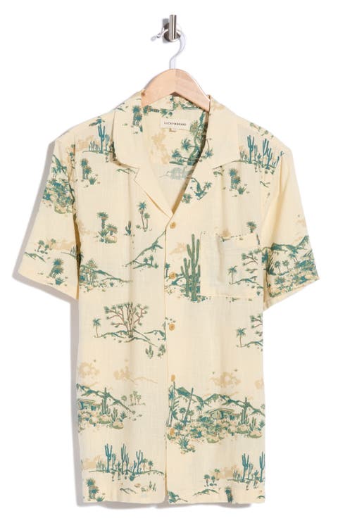 Desert Print Camp Shirt