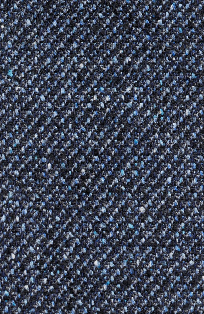 Nordstrom Black & Blue Slub Wool Blend Sport Coat, Alternate, color, Black- Blue Night Melange