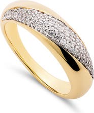 Ana Luisa Kira Pavé Dome Ring