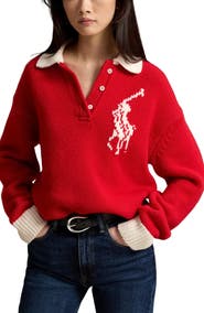 Polo Ralph Lauren Wool Polo Sweater