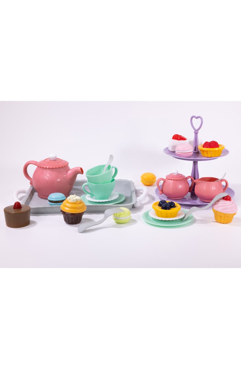 NurtureNature Afternoon Tea Set 25Pc, Ages 3+, Alternate, color, Multicolored