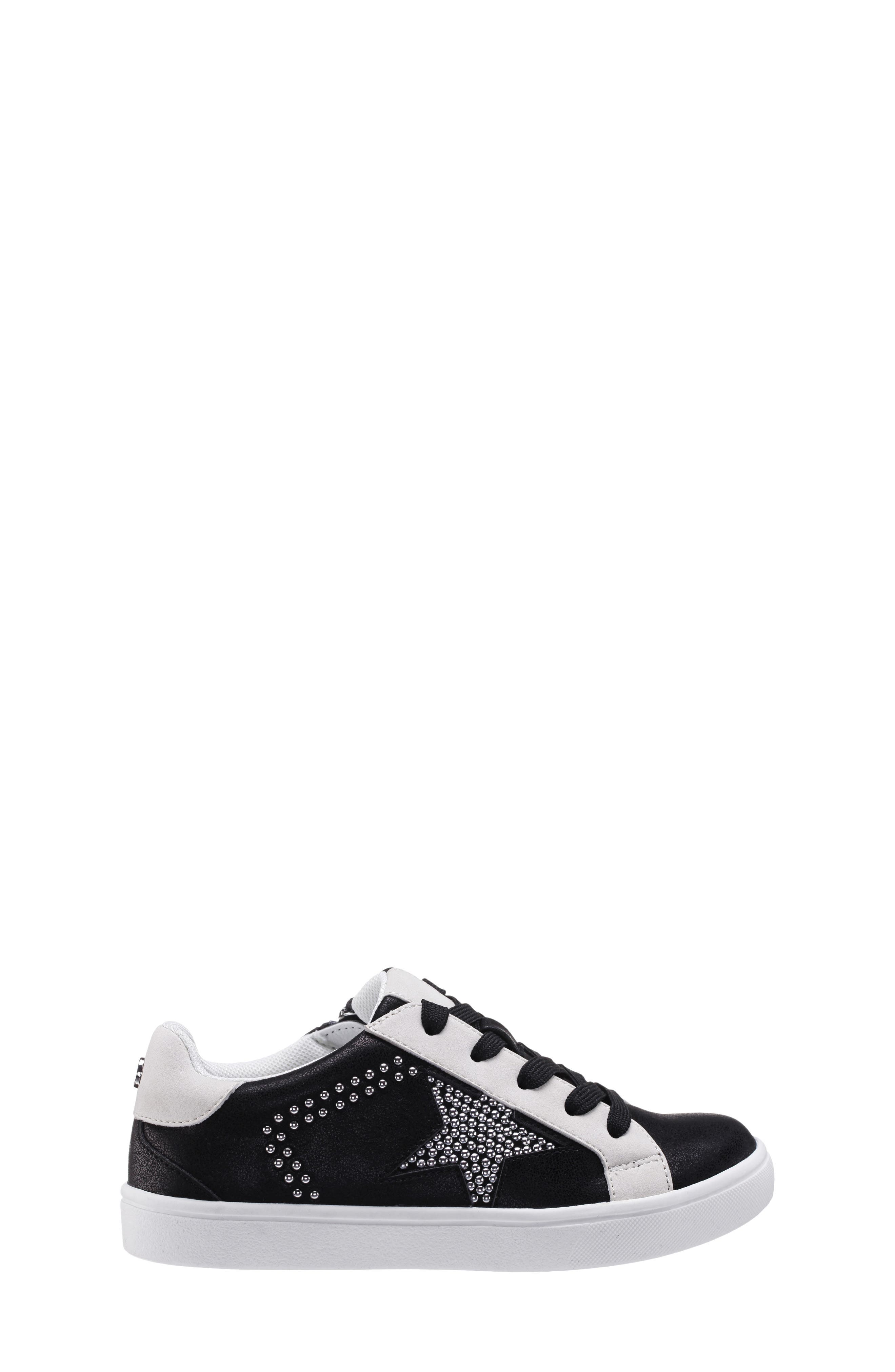 Nina Kids' Zicky Low Top Sneaker, Alternate, color, Black Shimmer