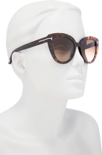 TOM FORD Izzi 53mm Cat Eye Sunglasses | Nordstromrack