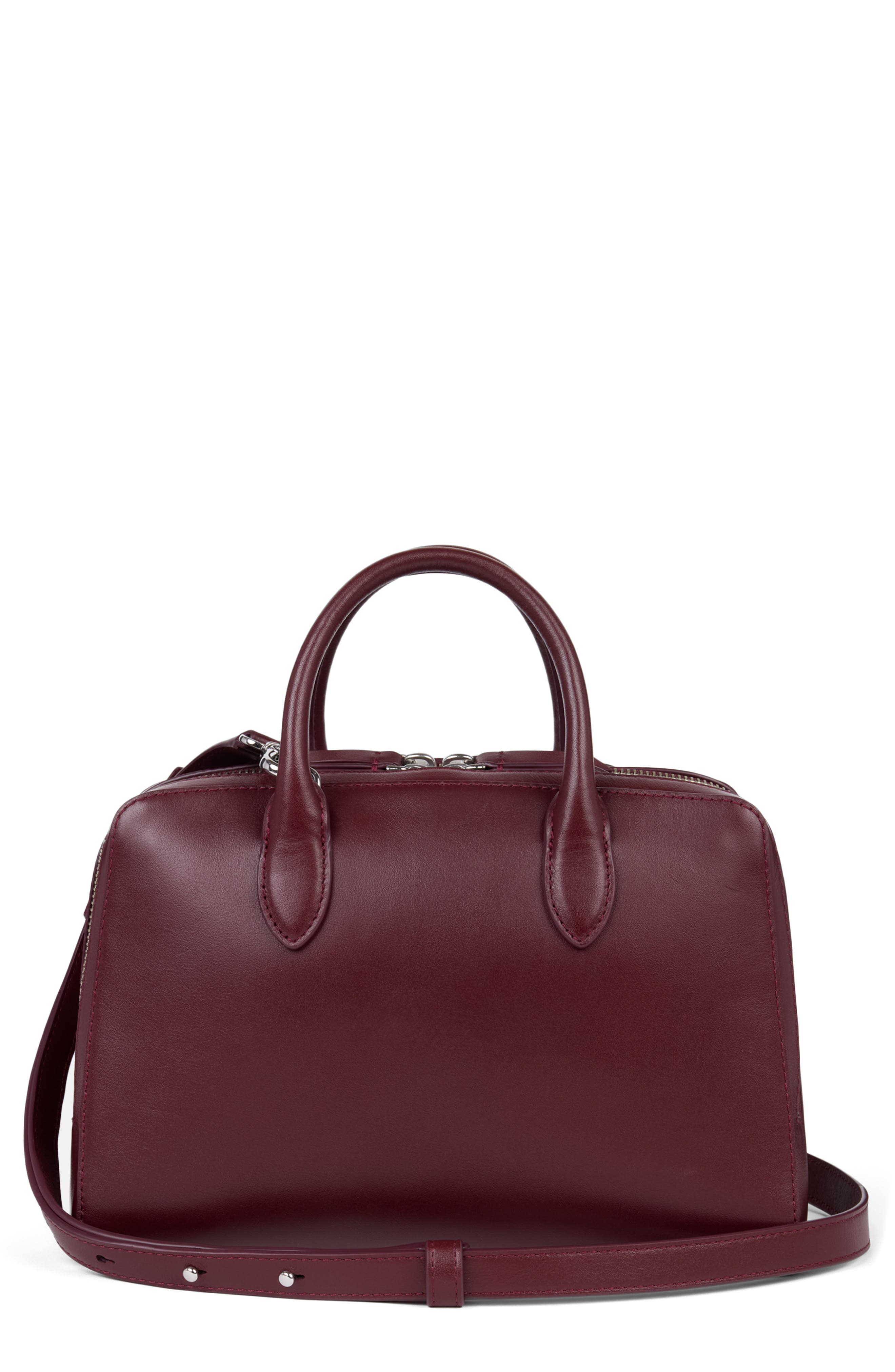 We-ar4 The Ivy 26 Leather Satchel In Burgundy