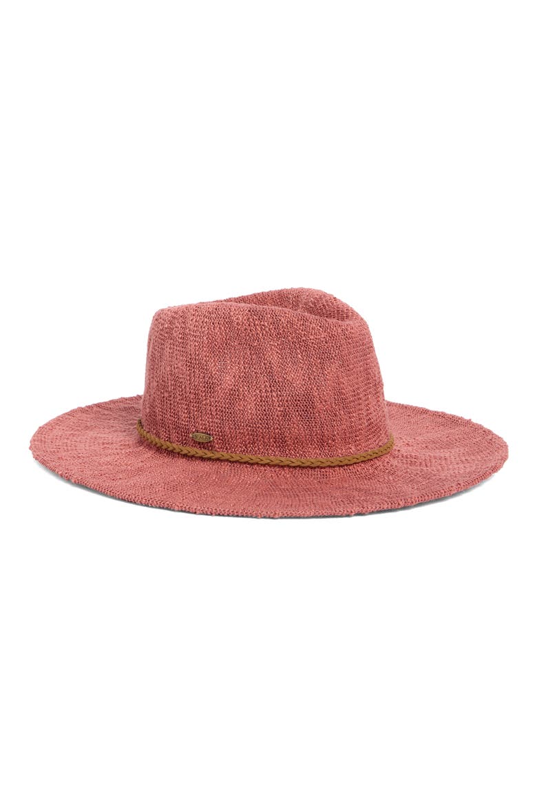 Knit Fedora, Main, color, ROSE