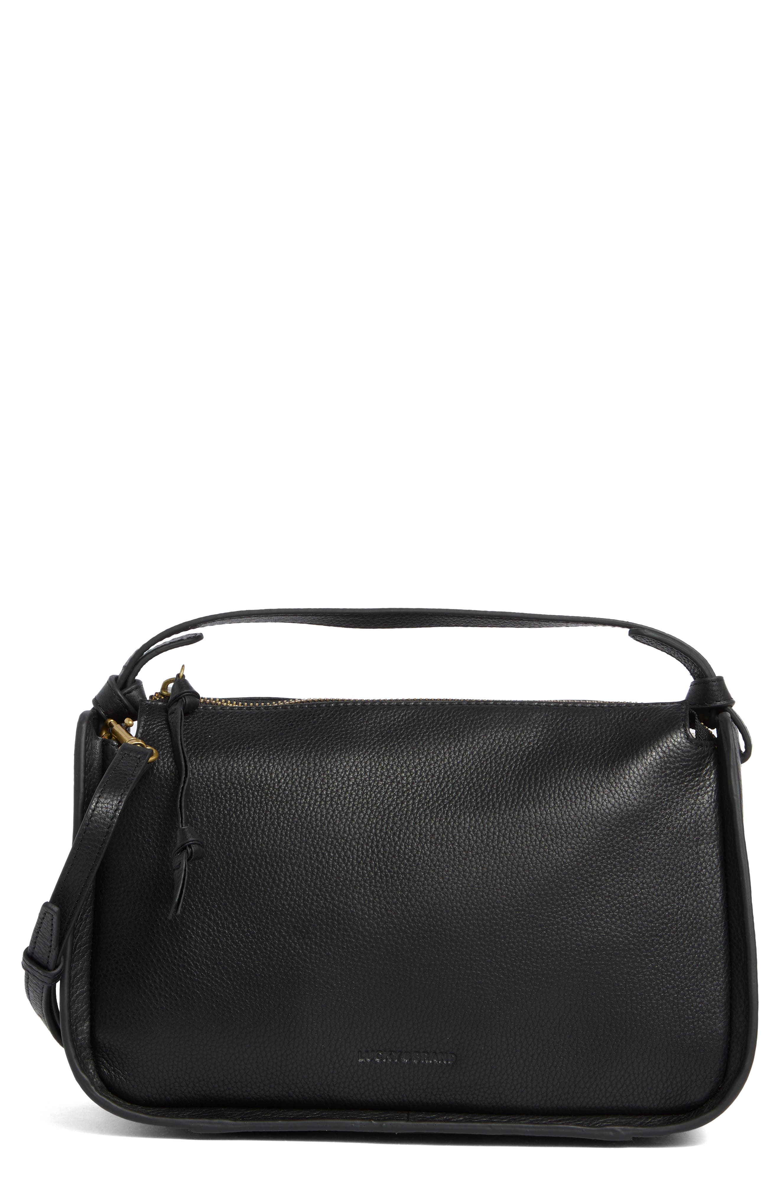 Lucky Brand Ayla Crossbody Bag, Main, color, Black