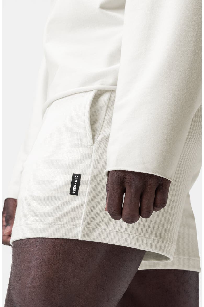 Waffle Knit Sweat Short, Alternate, color, Cream