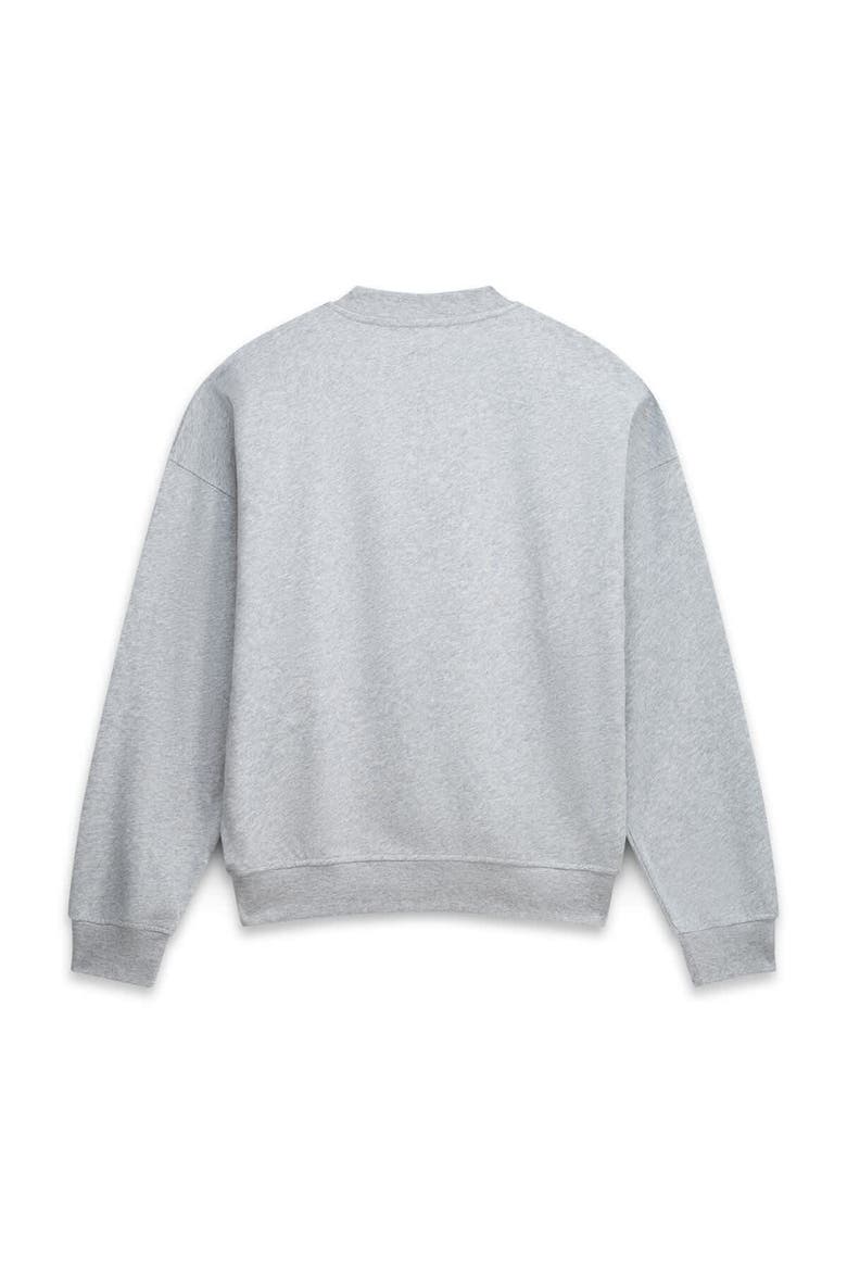 Women's Mitchell & Ness  Heather Gray Minnesota Wild Hockey Night Sweatshirt, Alternate, color, Heather Gray