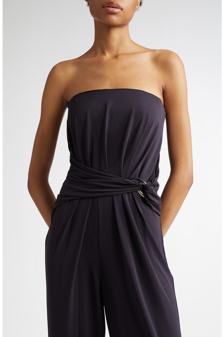 Fiero Strapless Stretch Jersey Jumpsuit, Alternate, color, ULTRAMARINE