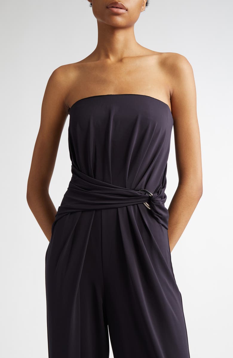 Max Mara Fiero Strapless Stretch Jersey Jumpsuit, Alternate, color,