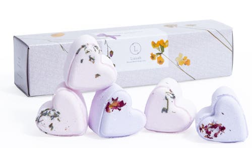 Lizush Set Of 5 Heart Shaped Shower Steamers Gift Set In Assorted