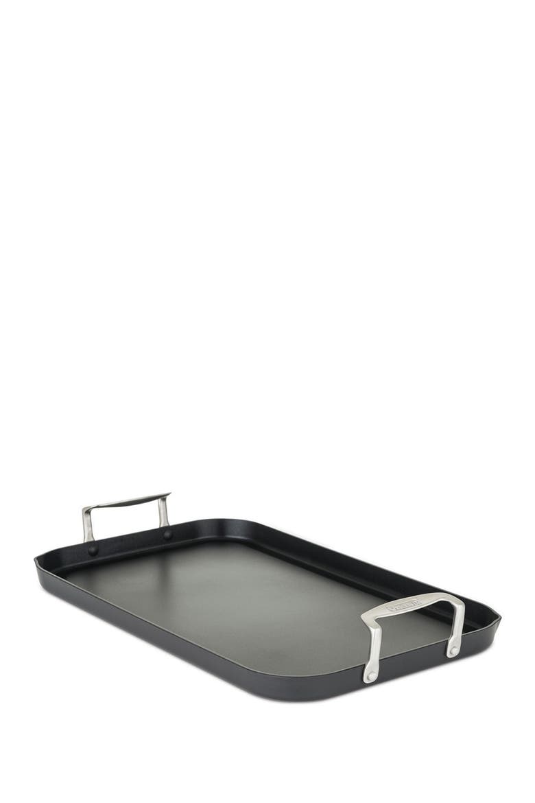 Hard Anodized Nonstick Griddle, Main, color, DARK GREY