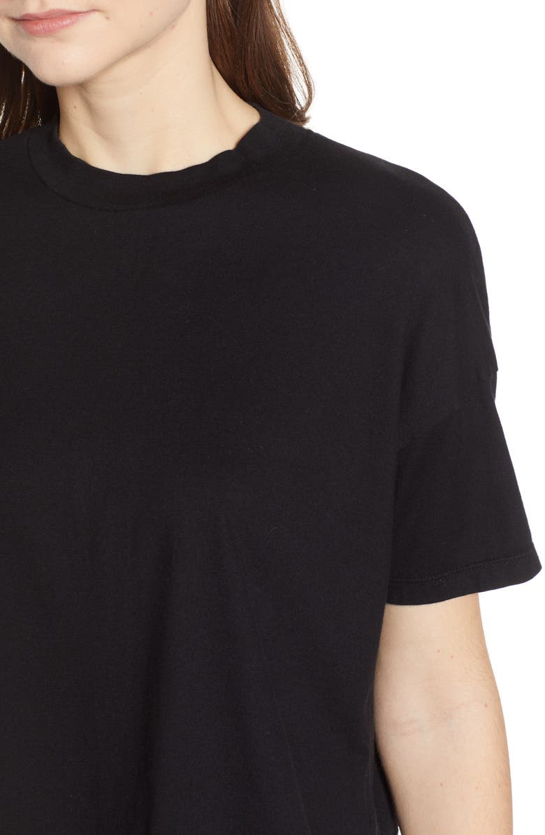 AG Drew Drop Shoulder Crop Tee, Alternate, color,