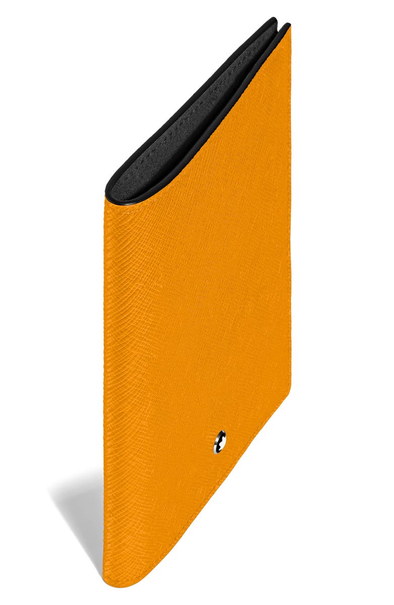 Montblanc Sartorial Leather Passport Case, Alternate, color, 