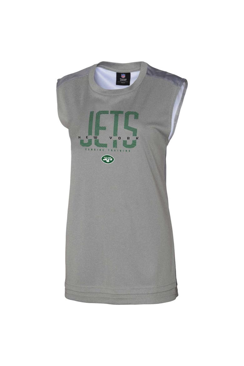 Women's Gray New York Jets No Sweat Tank Top, Alternate, color, Gray