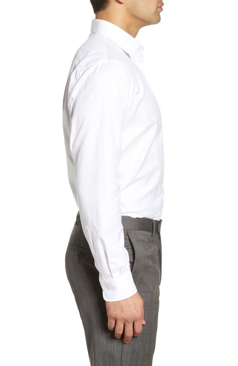 NORDSTROM MEN'S SHOP Traditional Fit Solid Dress Shirt, Alternate, color, 