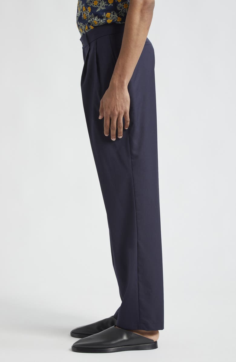 De Bonne Facture Two Pleat Wool Trousers, Alternate, color,