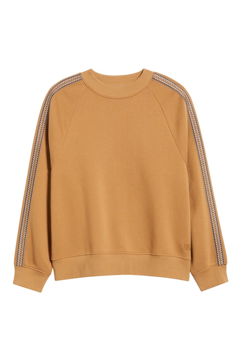 Tasman Crewneck Sweatshirt, Alternate, color, CHESTNUT