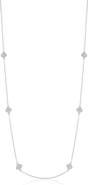 SOUZANA by Suzy Levian 14K Gold 0.73cttw Diamond Station Necklace