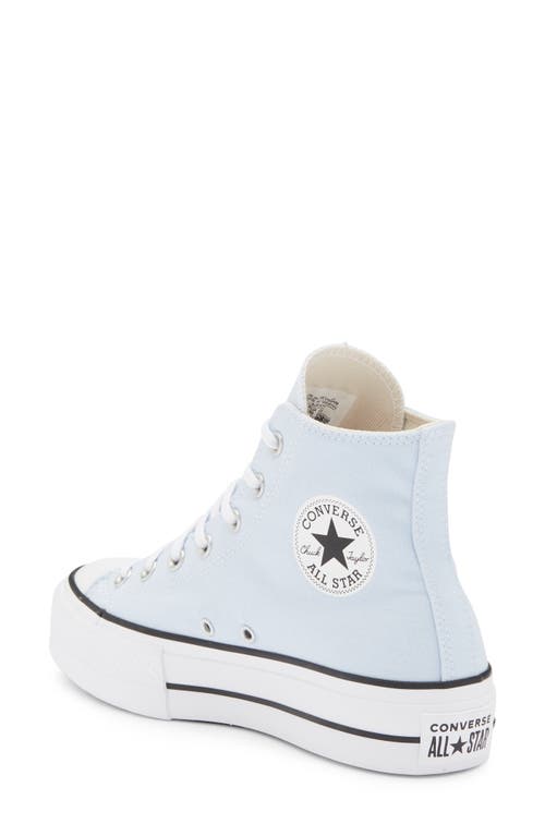 Converse Chuck Taylor® All Star® Lift High Top Platform Sneaker In Blue Supermoon/ivory/black