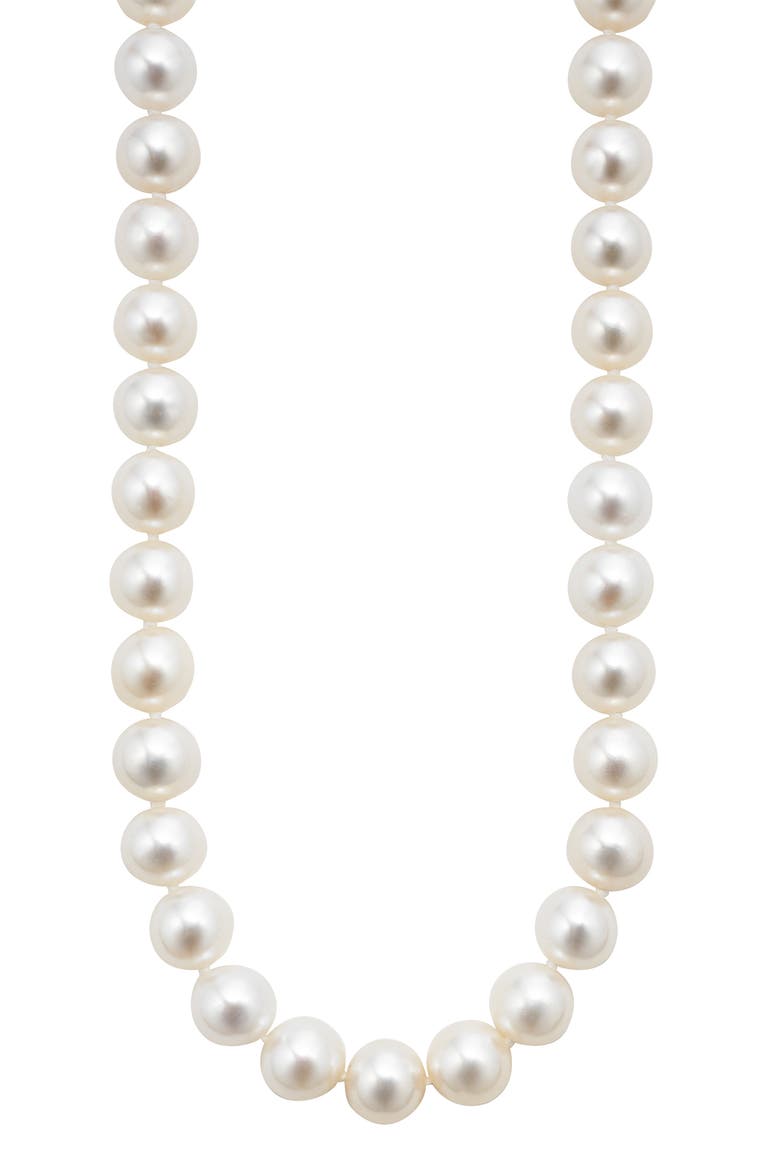 Luna Freshwater Pearl Necklace, Alternate, color, SILVER