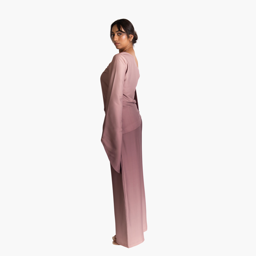 Richantee High Waisted Wide Leg Drawstring Pants In Pink