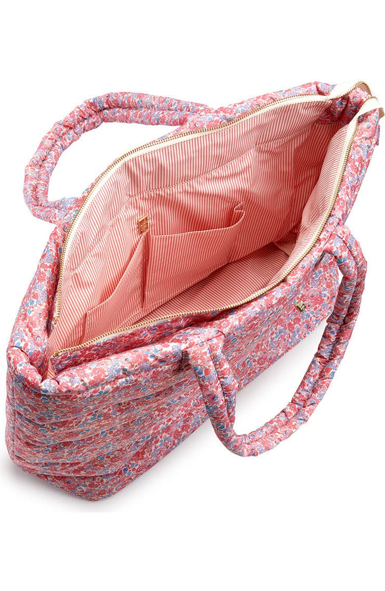 TRVL Design Marseille Puffer Tote, Alternate, color, Pink