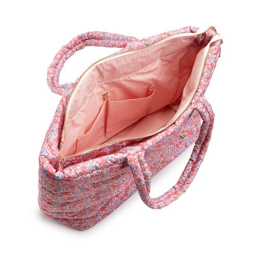Trvl Design Marseille Puffer Tote In Pink