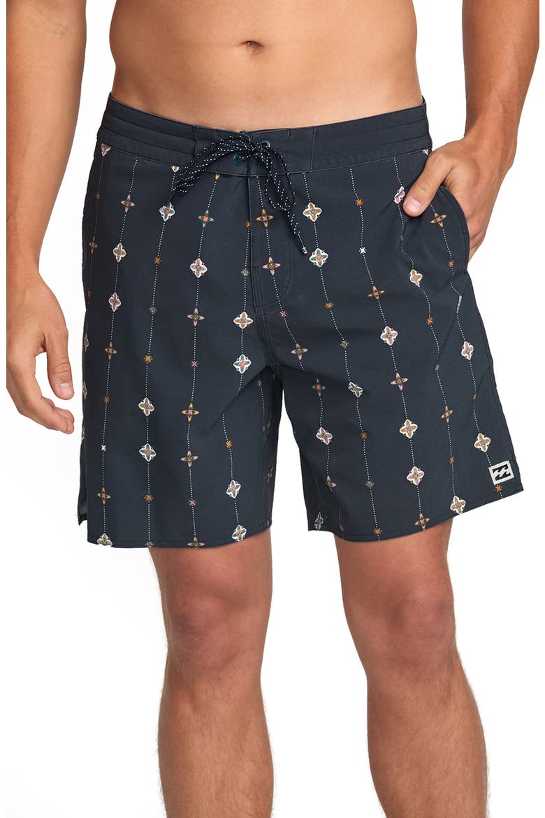 Good Times Lo Tide Board Shorts, Main, color, NAVY