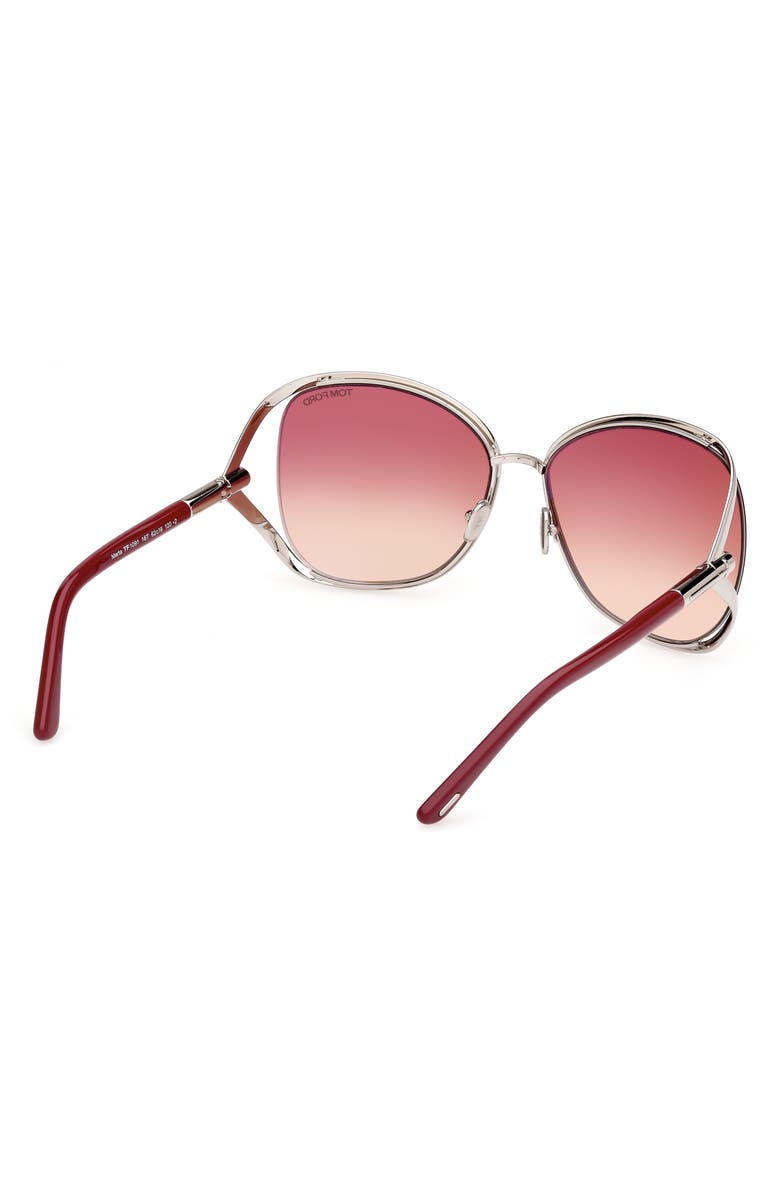 TOM FORD 62mm Round Sunglasses, Alternate, color, 