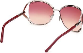 62mm Round Sunglasses