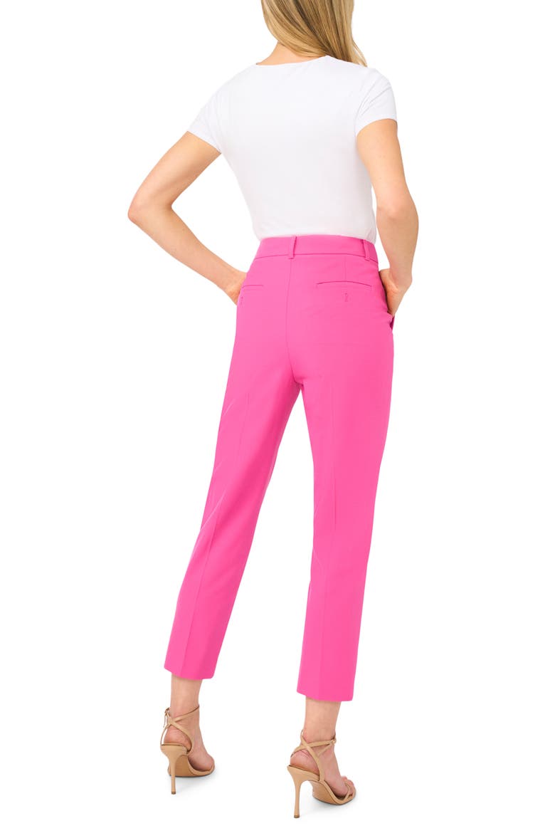 High Waist Crop Tapered Pants, Alternate, color, ROSE VIOLET