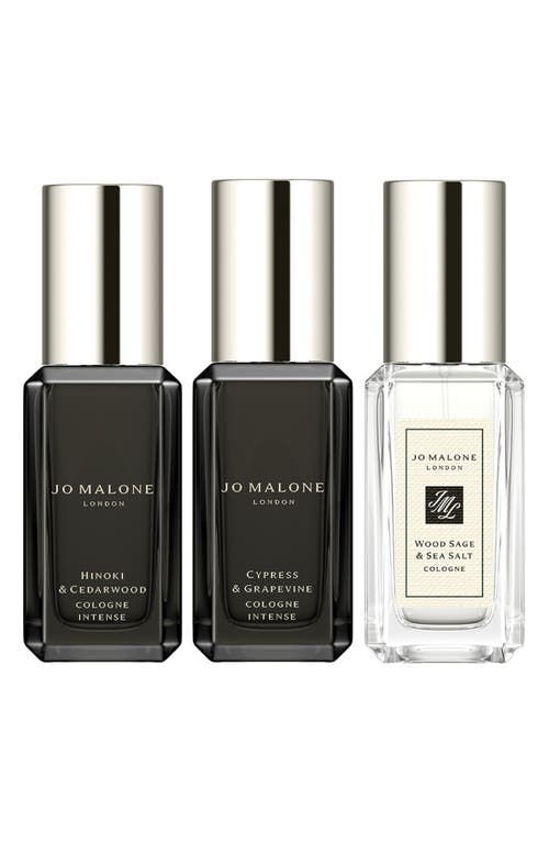 Jo Malone London ™ Mini Woody Cologne Intense 3-piece Gift Set (limited Edition) $90 Value