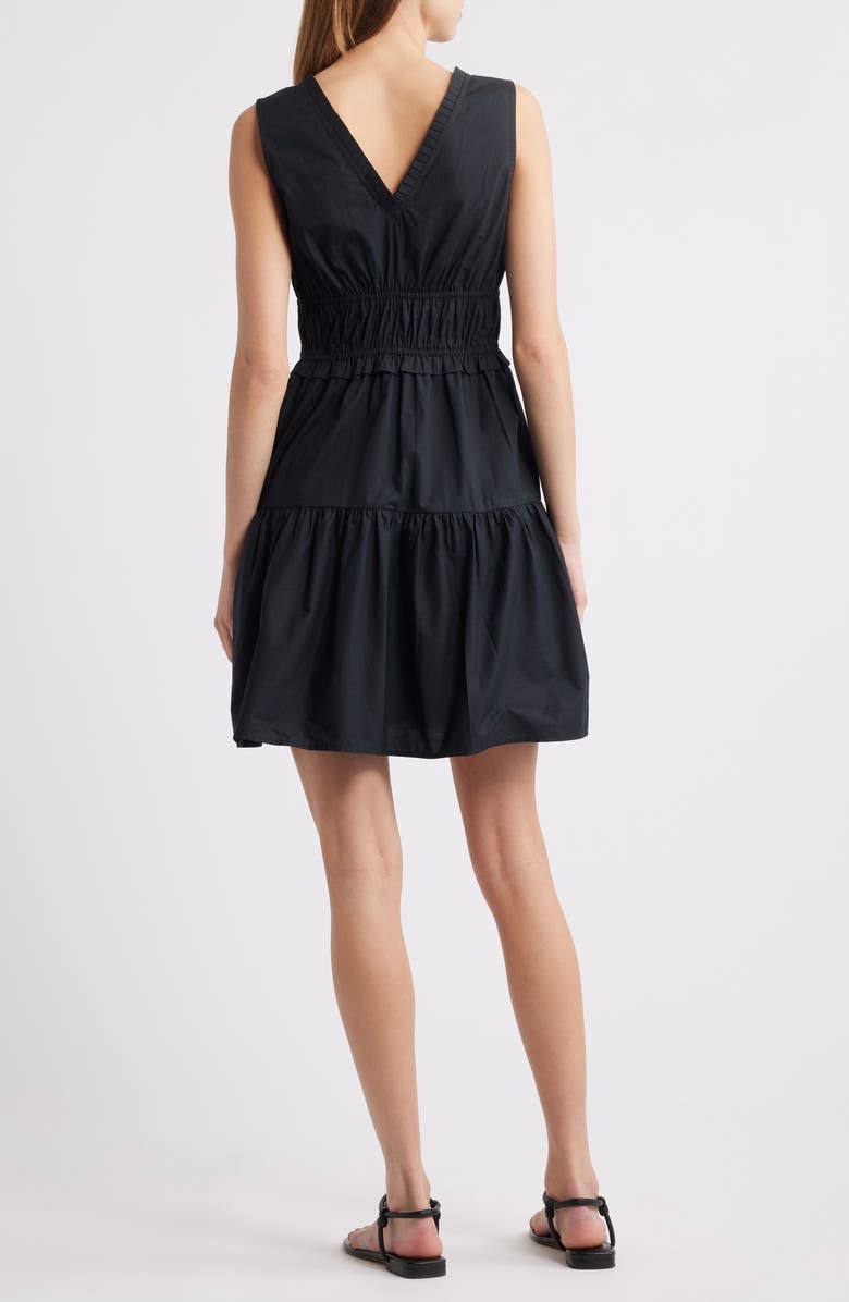 Rails Talulah Tiered Sleeveless Cotton Dress, Alternate, color, Black