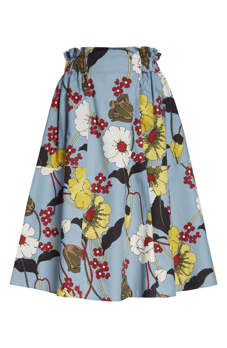 Marni Flared Midi Skirt, Main, color, Mfb31sky