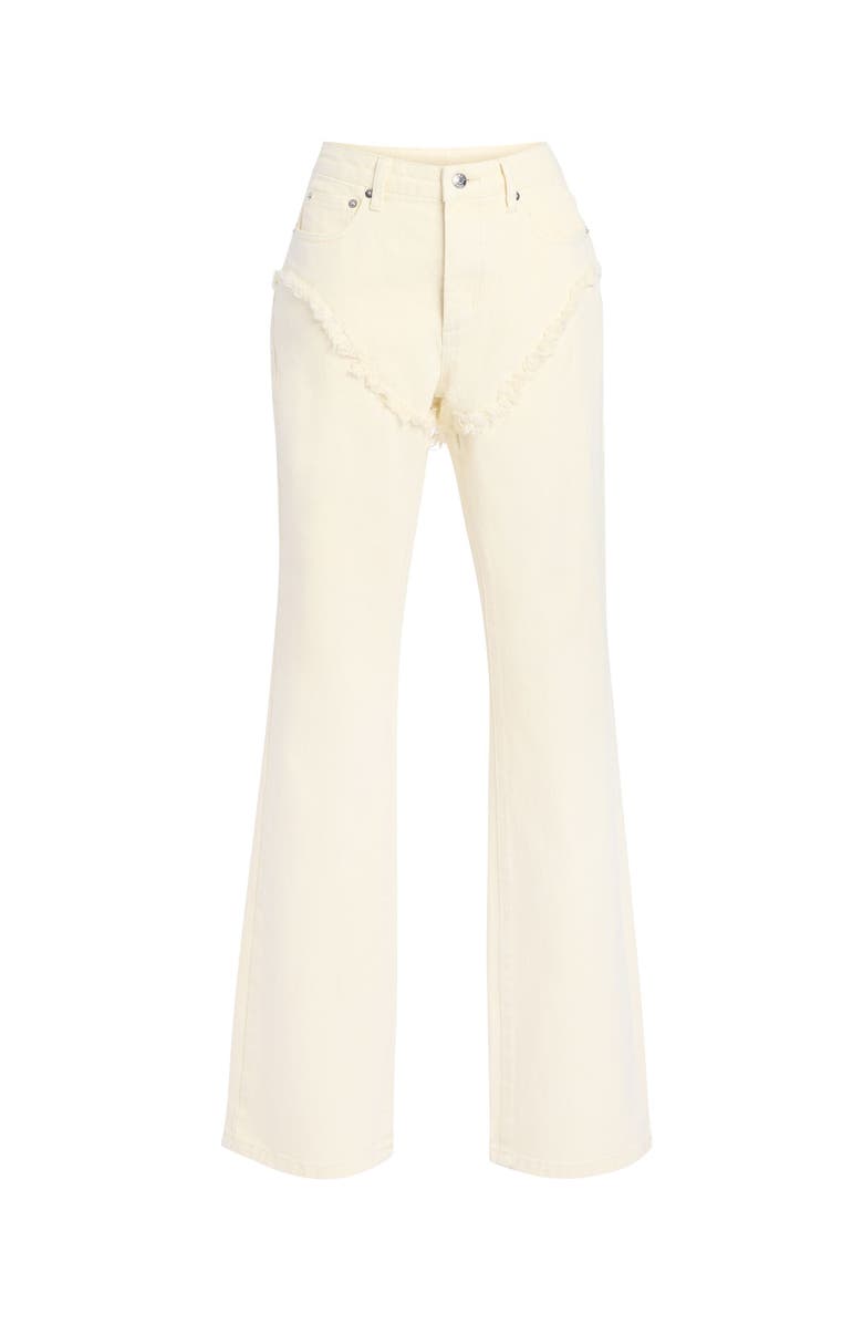 SER.O.YA Dahlia Frayed Bootcut Jean, Alternate, color, 