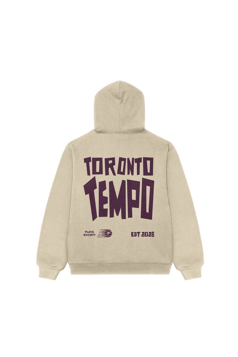 Unisex Playa Society  Oatmeal Toronto Tempo Established Hoodie, Alternate, color, Oatmeal