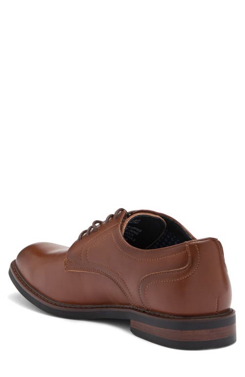 Steve Madden Plain Toe Derby In Cognac