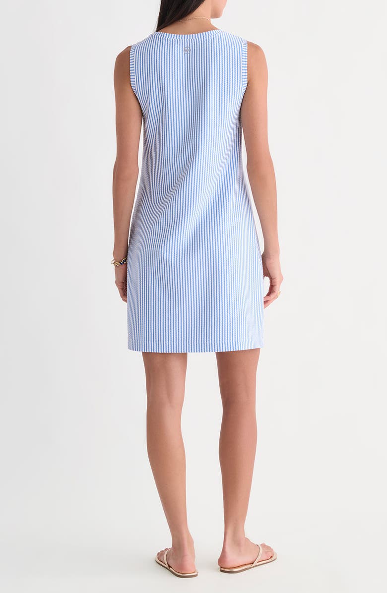 vineyard vines Seersucker UPF 20+ Shift Dress, Alternate, color, 