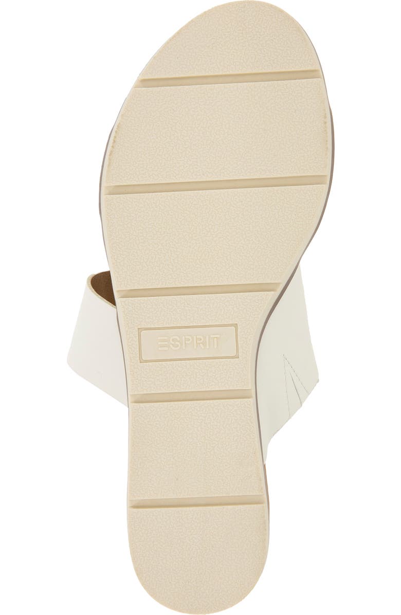 Esprit Dansel Wedge Slide Sandal, Alternate, color, White
