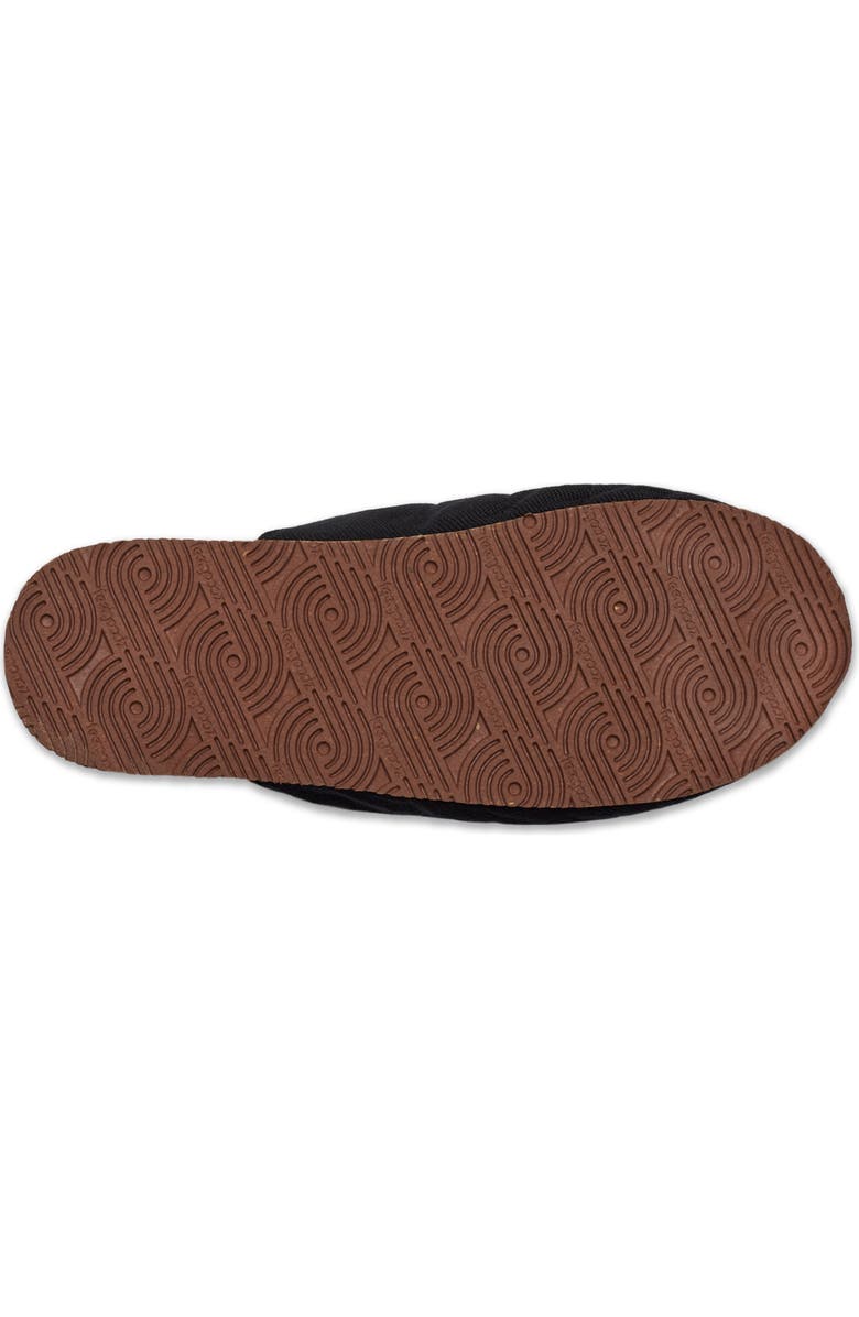 Feelgoodz Women's Quilted Mule Slipper / House Shoes, Alternate, color, Black Canyon